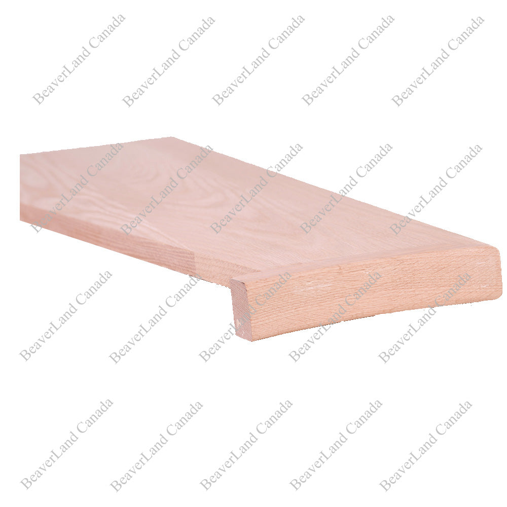 Red Oak Standard Pie Shape Left Open