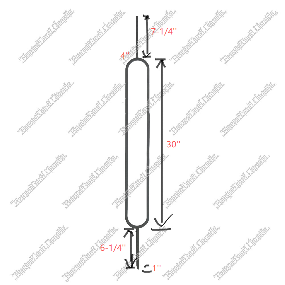 V1028 Iron Spindle 44"