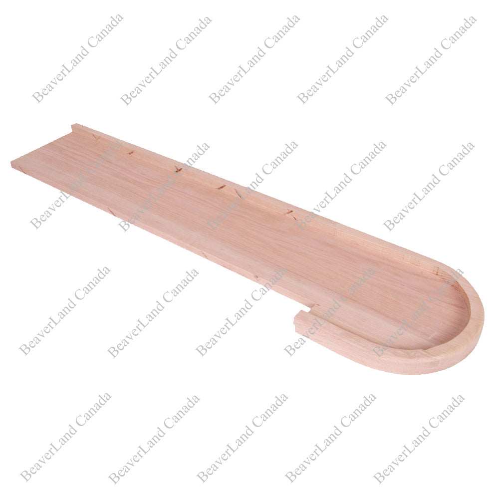 Red Oak Left Open Standard Stair Buno With Return