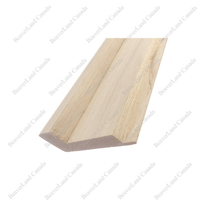 Red Oak Nosing Connects to 12mm Laminate