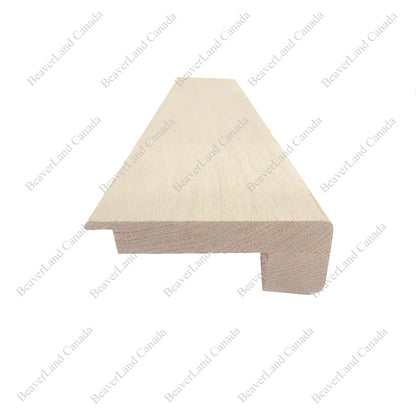 Red Oak Nosing Connects to 12mm Laminate