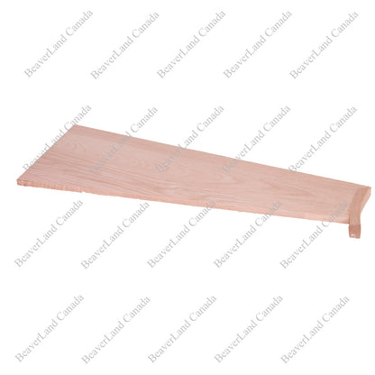 Red Oak Standard Pie Shape Left Open