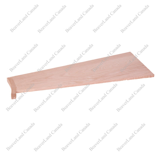 Red Oak Standard Pie Shape Right Open