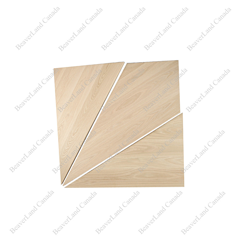 Red Oak Left Turn Winder Set (Two Triangles and Diamond)