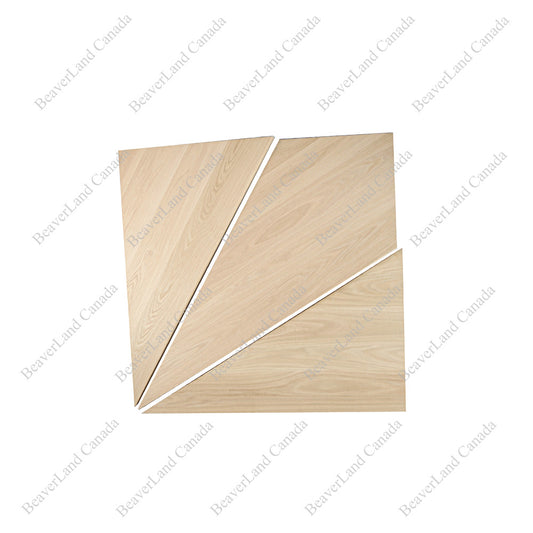 Red Oak Left Turn Winder Set (Two Triangles and Diamond)